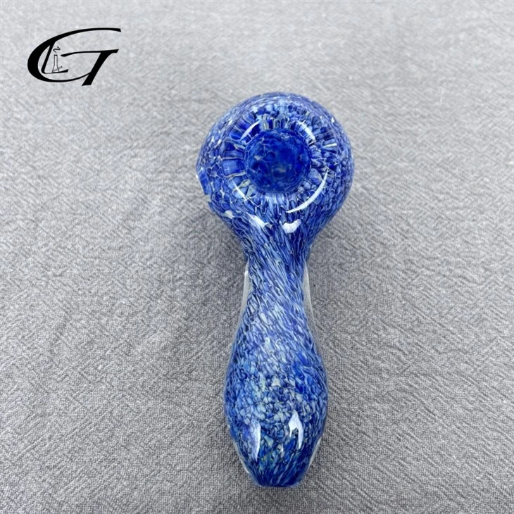Blue Glass Hand Pipes